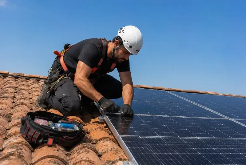 Maintenance et monitoring de panneaux solaires à Thyez