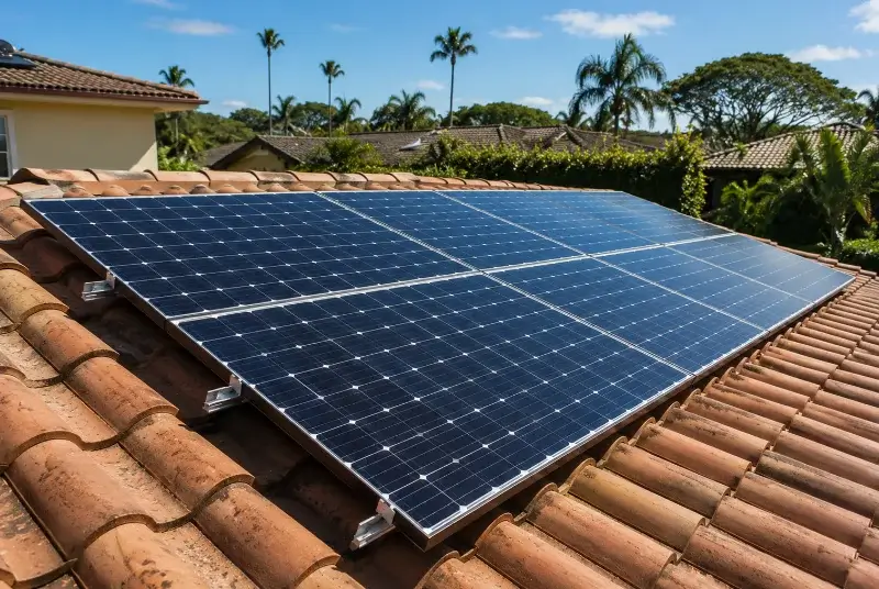 Installation de panneaux solaires à Thyez